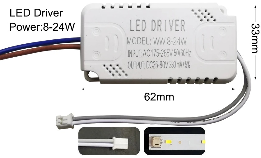 Led Driver 175-265v a 25-80v 230mA